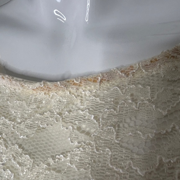 Vintage Ballgown JS Collections Cream Sz M/L Evening Dress Fairy Romantic - Picture 14 of 16